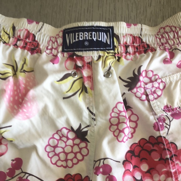 VILEBREQUIN Berry Print Mens swim Shorts Size XXL - Picture 3 of 10